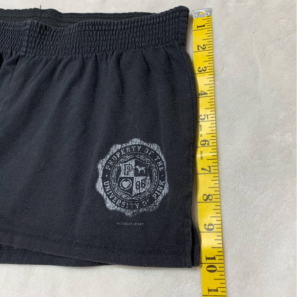 4 for $10 PINK EUC Black & White Cotton Blend Elastic Waist Shorts size Small - Picture 8 of 9